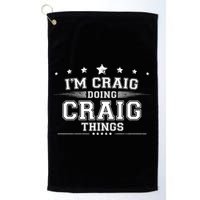 Im Craig Doing Craig Things Golf Towel