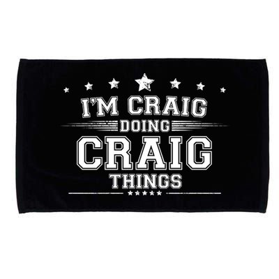 Im Craig Doing Craig Things Microfiber Hand Towel
