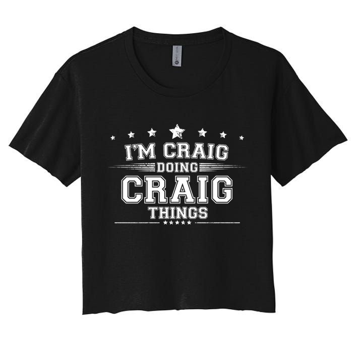 Im Craig Doing Craig Things Crop Top