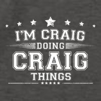 Im Craig Doing Craig Things Vector Backpack