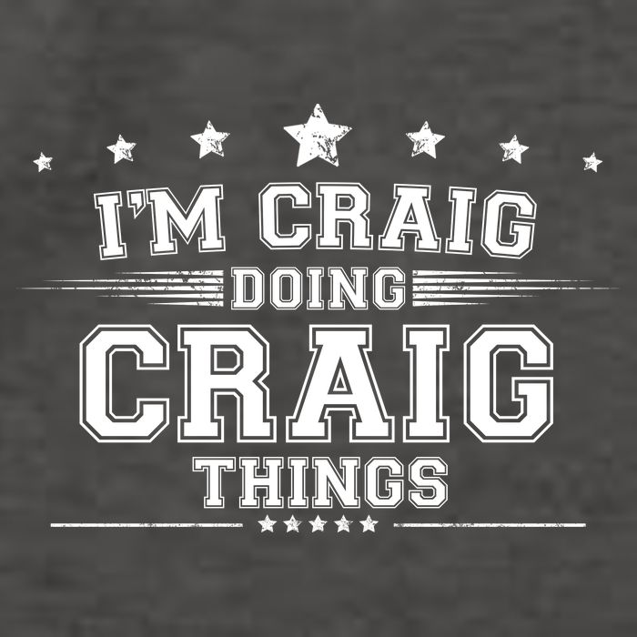 Im Craig Doing Craig Things Vector Backpack
