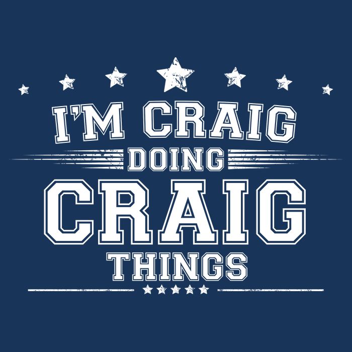 Im Craig Doing Craig Things Infant Baby Jersey Bodysuit