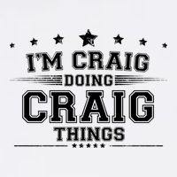Im Craig Doing Craig Things Garment-Dyed Sweatshirt