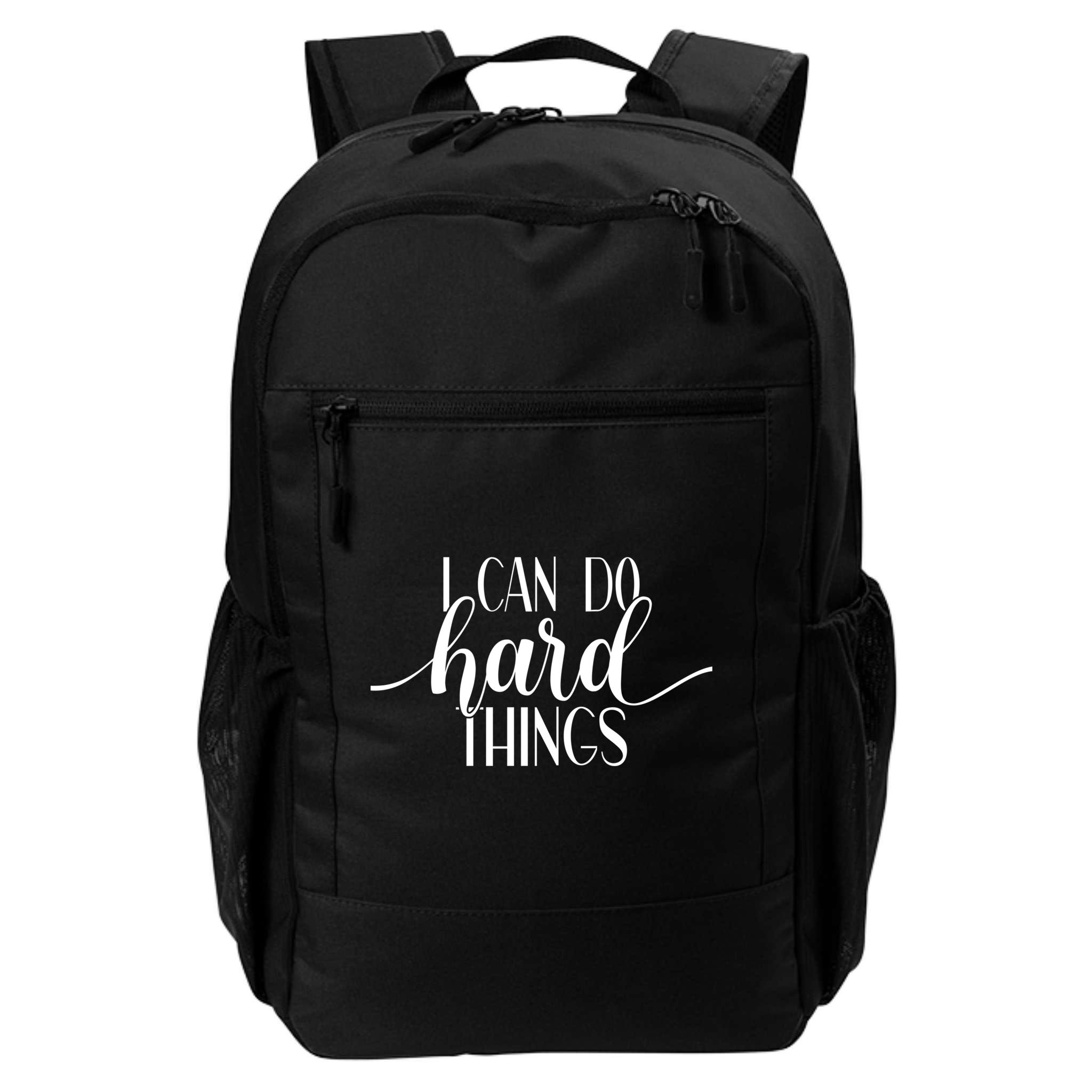 I Can Do Hard Things Gym Motivation Fitness Inspirational Meaningful Gift Backpack