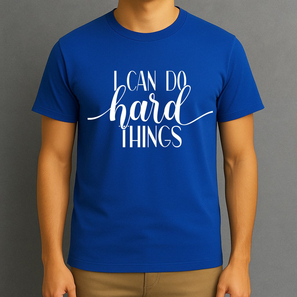 I Can Do Hard Things Gym Motivation Fitness Inspirational Meaningful Gift T-Shirt