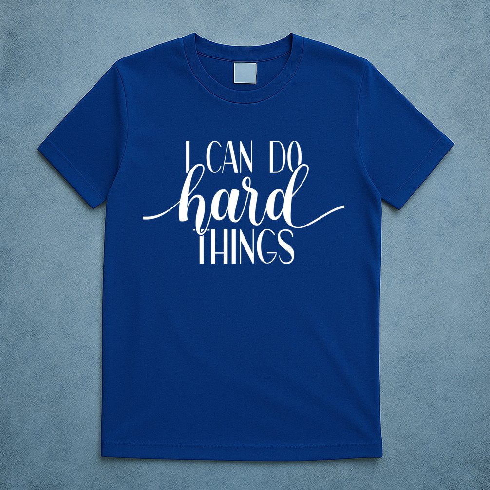 I Can Do Hard Things Gym Motivation Fitness Inspirational Meaningful Gift T-Shirt