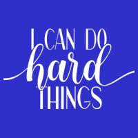 I Can Do Hard Things Gym Motivation Fitness Inspirational Meaningful Gift Zip Tote Bag