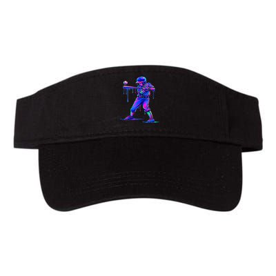 Ice Cream Drip Baseball Melting Bat Player Visor