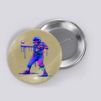 Ice Cream Drip Baseball Melting Bat Player Button