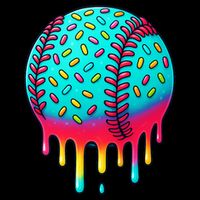 Ice Cream Drip Baseball Stuff Baseball Backpack