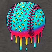 Ice Cream Drip Baseball Stuff Baseball Vector Backpack