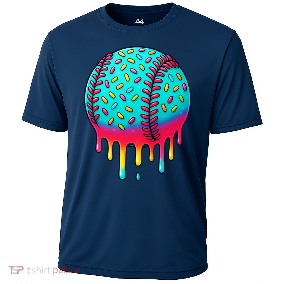Ice Cream Drip Baseball Stuff Baseball Performance Shirt