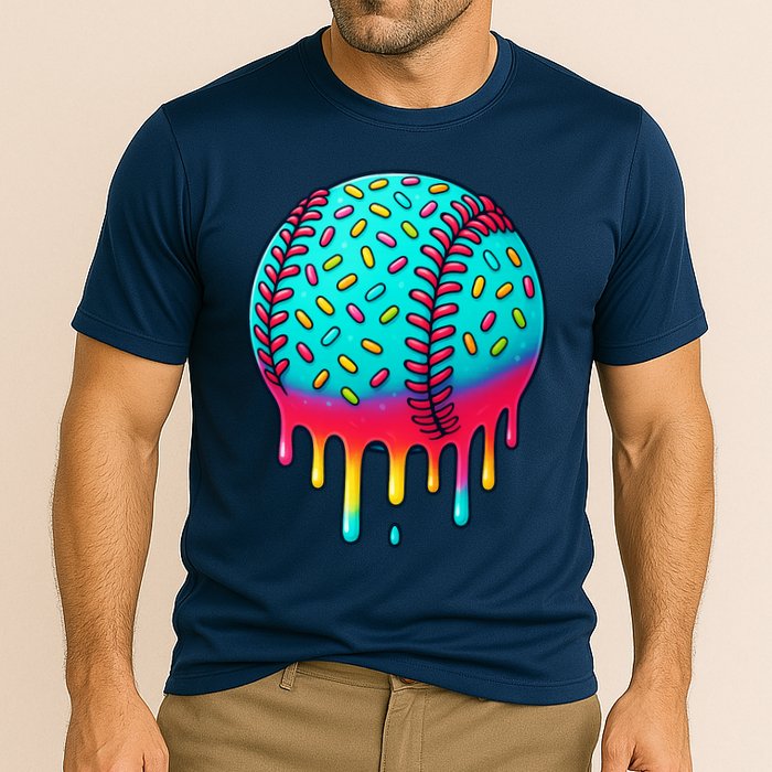 Ice Cream Drip Baseball Stuff Baseball Performance Shirt