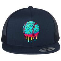 Ice Cream Drip Baseball Stuff Baseball Flatbill Hat