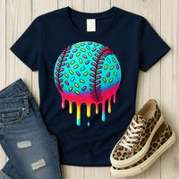 Ice Cream Drip Baseball Stuff Baseball Womens T-Shirt