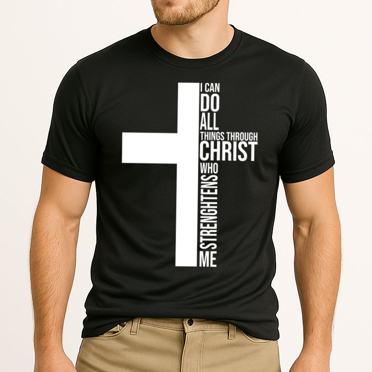 I Can Do All Things Through Christ Who Strengthens Me Cooling Performance Crew T-Shirt