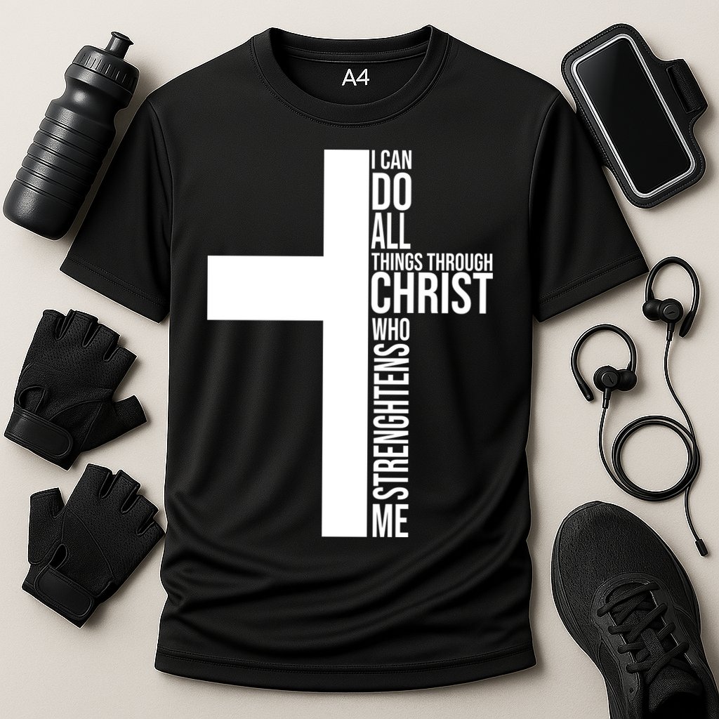 I Can Do All Things Through Christ Who Strengthens Me Cooling Performance Crew T-Shirt
