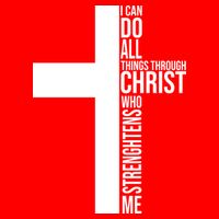 I Can Do All Things Through Christ Who Strengthens Me 16 in Basic Backpack