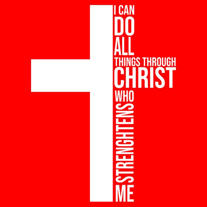 I Can Do All Things Through Christ Who Strengthens Me 16 in Basic Backpack