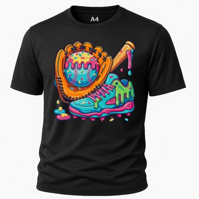 Ice Cream Drip Baseball Stuff Baseball Drip Performance Shirt