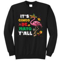 It's Cinco De Mayo Y'all Funny Flamingo Cinco De Mayo Sweatshirt