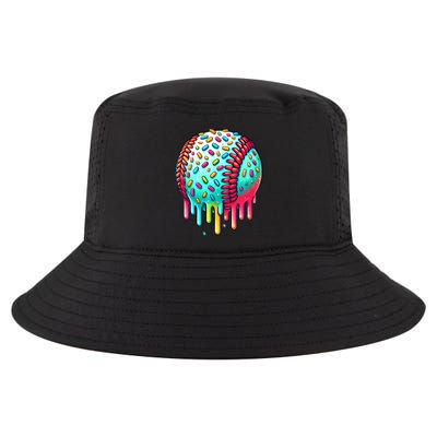 Ice Cream Drip Baseball Stuff Baseball Drip Cool Comfort Performance Bucket Hat