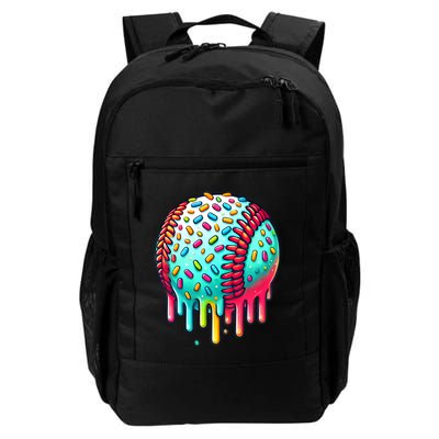Ice Cream Drip Baseball Stuff Baseball Drip Backpack