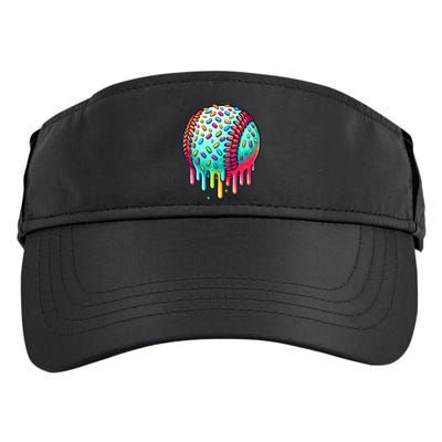 Ice Cream Drip Baseball Stuff Baseball Drip Adult Drive Performance Visor