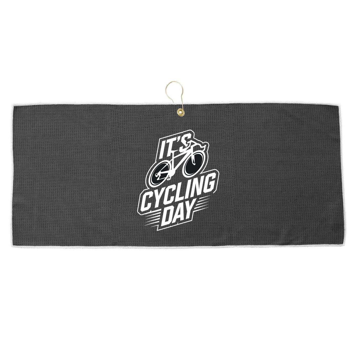 ItS Cycling Day For Cyclist Accessories Cycling Large Microfiber Waffle Golf Towel