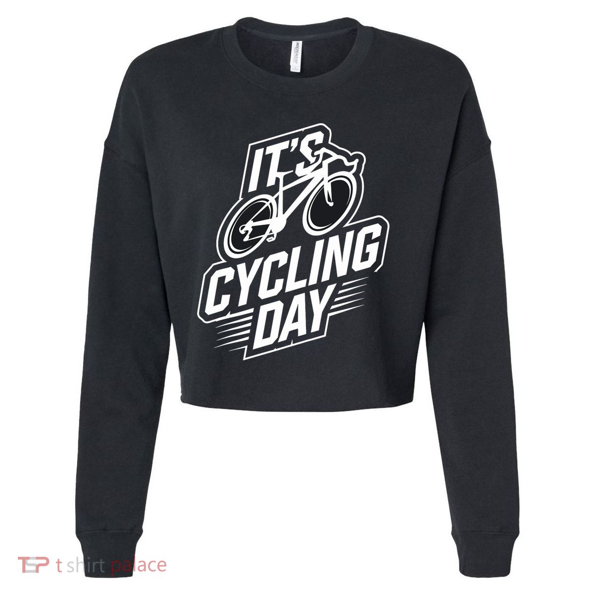ItS Cycling Day For Cyclist Accessories Cycling Cropped Pullover Crew