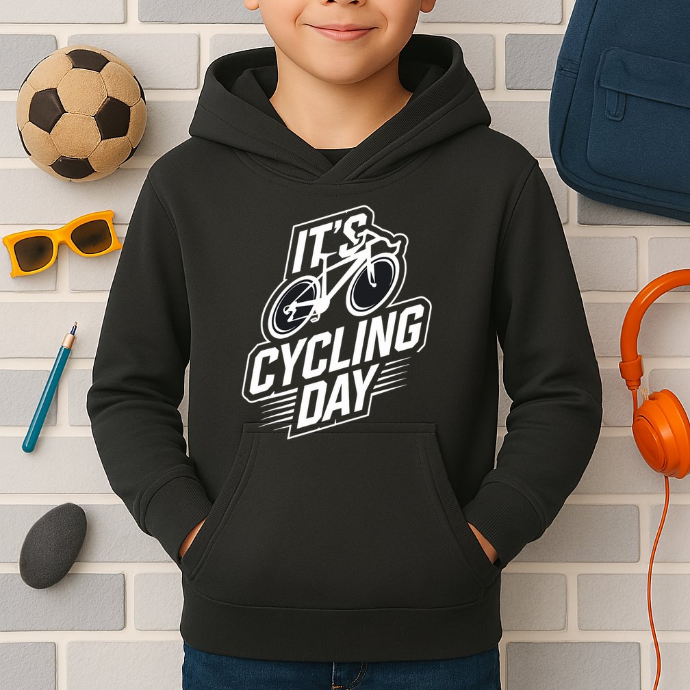 ItS Cycling Day For Cyclist Accessories Cycling Kids Hoodie