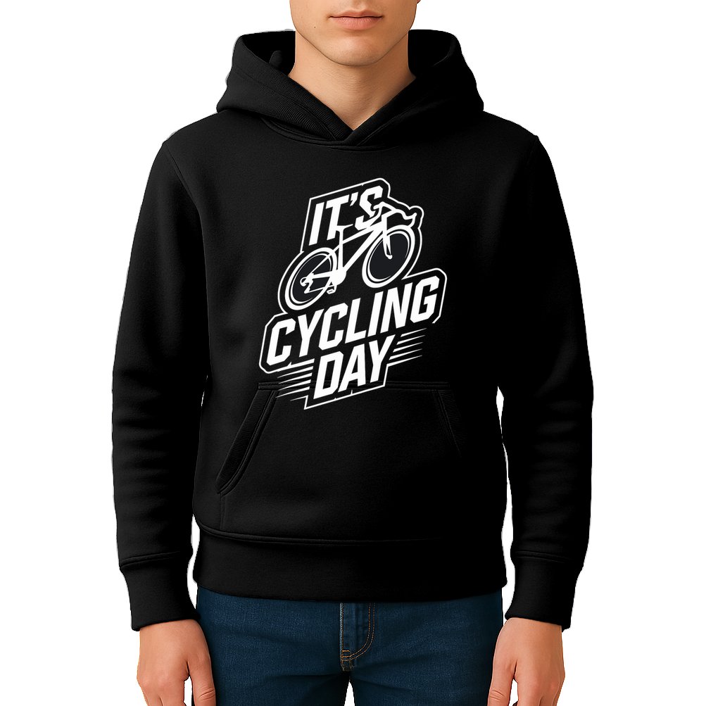 ItS Cycling Day For Cyclist Accessories Cycling Kids Hoodie