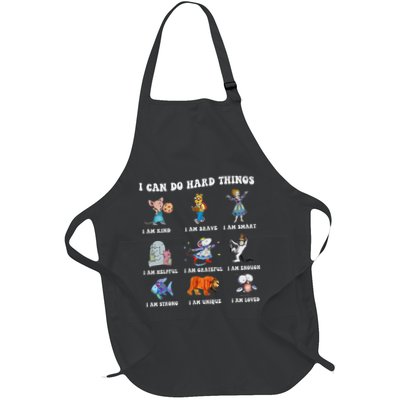 I Can Do Hard Things Teacher Back To School ChildrenS Book Full-Length Apron With Pockets
