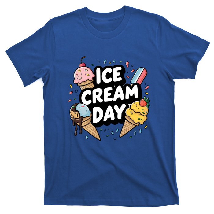 Ice Cream Day 2024 Ice Cream Ice Cream Gift T-Shirt