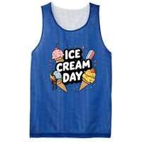 Ice Cream Day 2024 Ice Cream Ice Cream Gift Mesh Reversible Basketball Jersey Tank