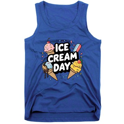 Ice Cream Day 2024 Ice Cream Ice Cream Gift Tank Top