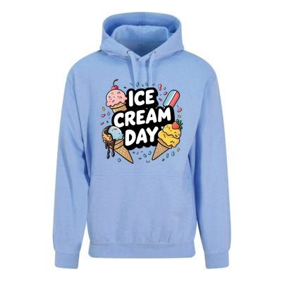 Ice Cream Day 2024 Ice Cream Ice Cream Gift Unisex Surf Hoodie