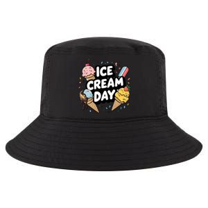 Ice Cream Day 2024 Ice Cream Ice Cream Cute Gift Cool Comfort Performance Bucket Hat