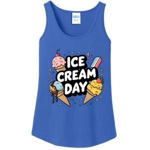 Ice Cream Day 2024 Ice Cream Ice Cream Cute Gift Ladies Essential Tank