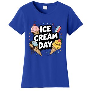 Ice Cream Day 2024 Ice Cream Ice Cream Cute Gift Women's T-Shirt