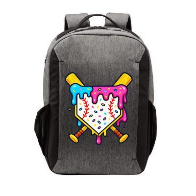 Ice Cream Drip Baseball Bat Home Plate Cool Vector Backpack