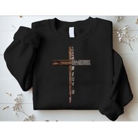 I Can Do All Things Through Christ Who Strengthens Me Cross Sweatshirt