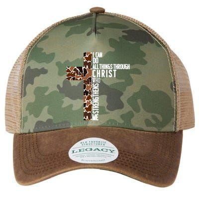 I Can Do All Things Through Christ Who Strengthens Me Legacy Tie Dye Trucker Hat