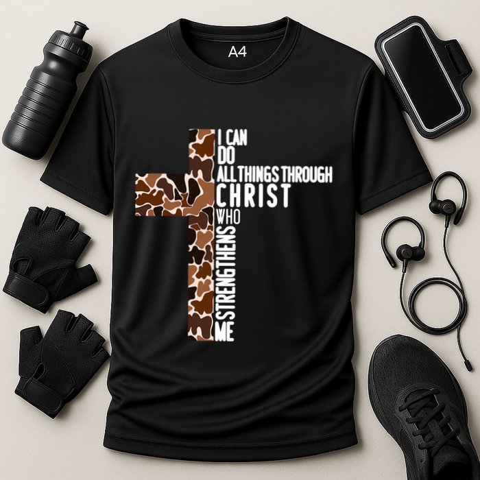 I Can Do All Things Through Christ Who Strengthens Me Cooling Performance Crew T-Shirt