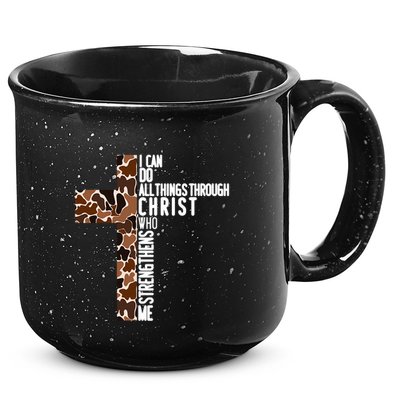 I Can Do All Things Through Christ Who Strengthens Me 15oz Campfire Ceramic Mug