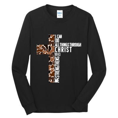 I Can Do All Things Through Christ Who Strengthens Me Tall Long Sleeve T-Shirt