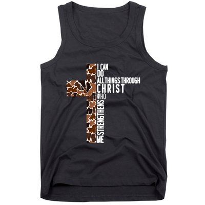 I Can Do All Things Through Christ Who Strengthens Me Tank Top