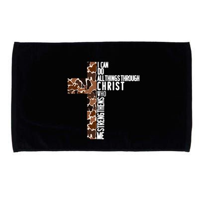 I Can Do All Things Through Christ Who Strengthens Me Microfiber Hand Towel