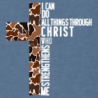 I Can Do All Things Through Christ Who Strengthens Me Garment-Dyed Sweatshirt