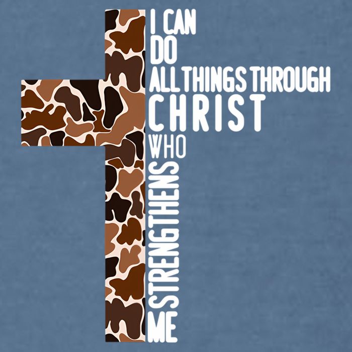 I Can Do All Things Through Christ Who Strengthens Me Garment-Dyed Sweatshirt
